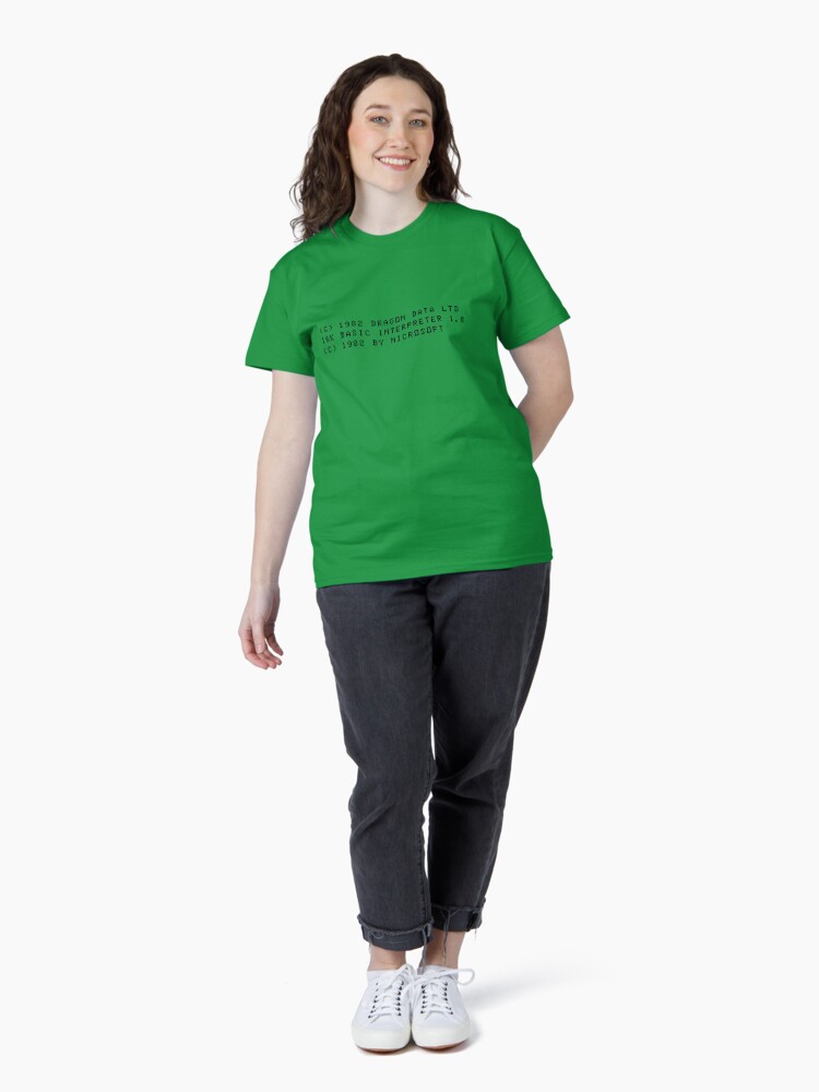 Thumbnail 4 of 7, Classic T-Shirt, Dragon Boot Message designed and sold by squinter-mac.