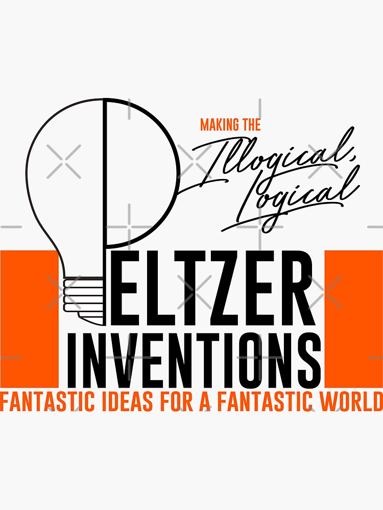 "Peltzer Inventions" Sticker for Sale by McPod Redbubble