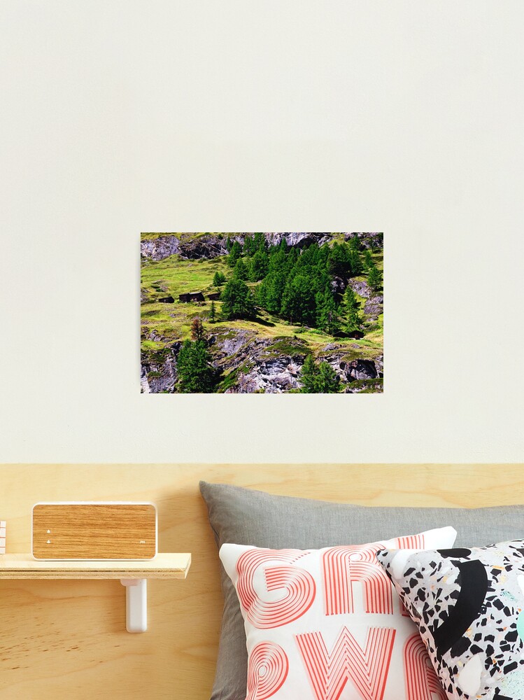 Thumbnail 2 of 3, Photographic Print, Alps near Zermatt, Switzerland designed and sold by Mallorn.