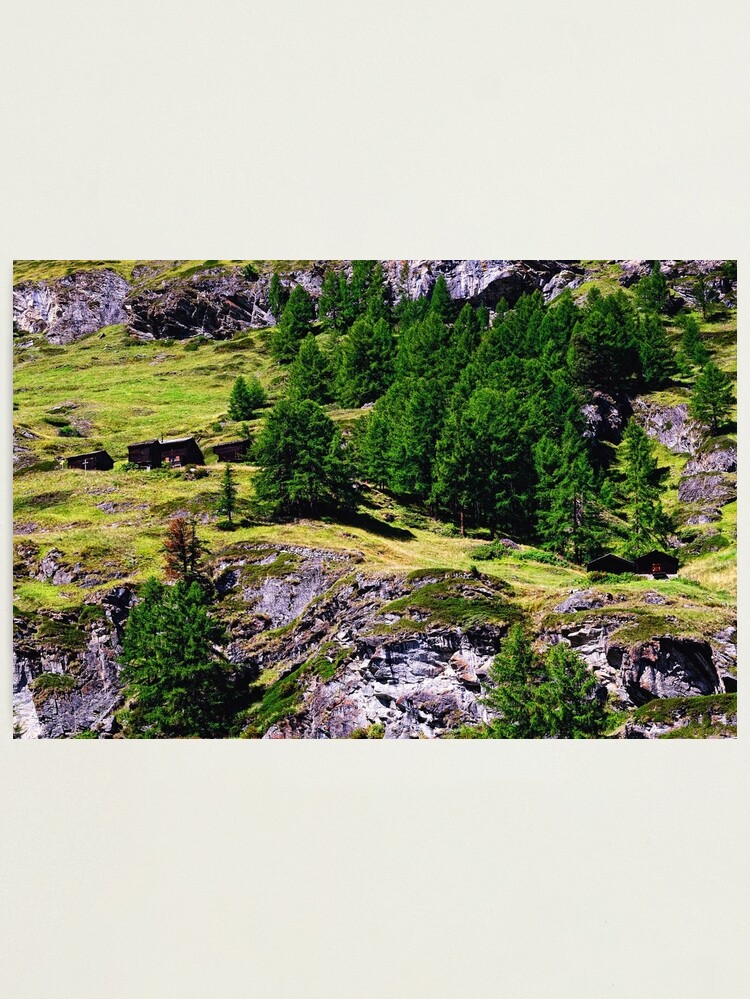 Thumbnail 1 of 3, Photographic Print, Alps near Zermatt, Switzerland designed and sold by Mallorn.