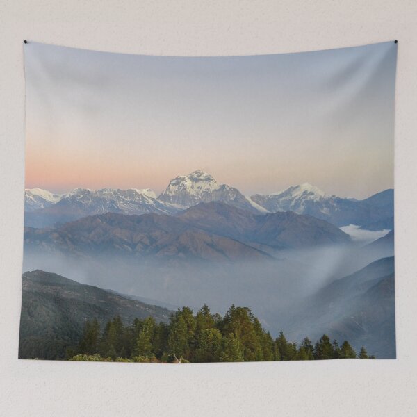 Item preview, Snow Capped Mountains at Sunrise designed and sold by wjrtapp.