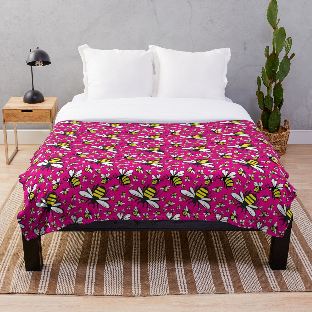 Buzzy Bee and friends Throw Blanket
