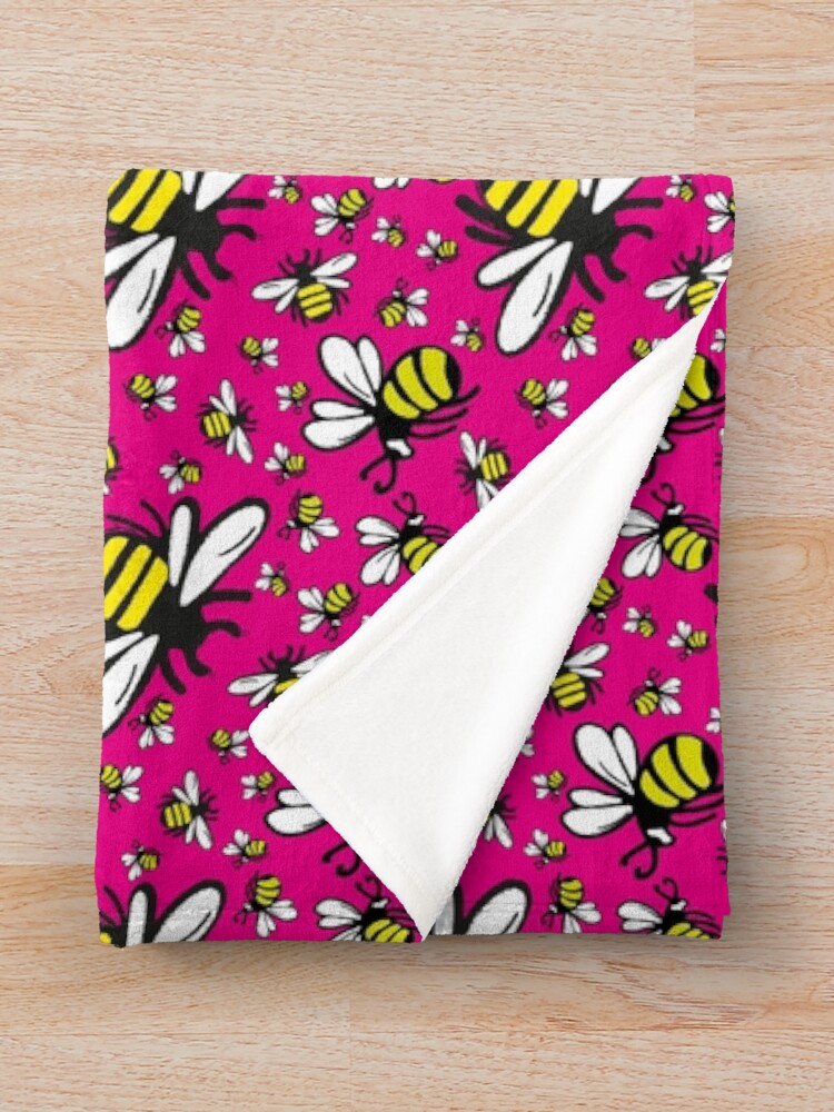 Alternate view of Buzzy Bee and friends Throw Blanket