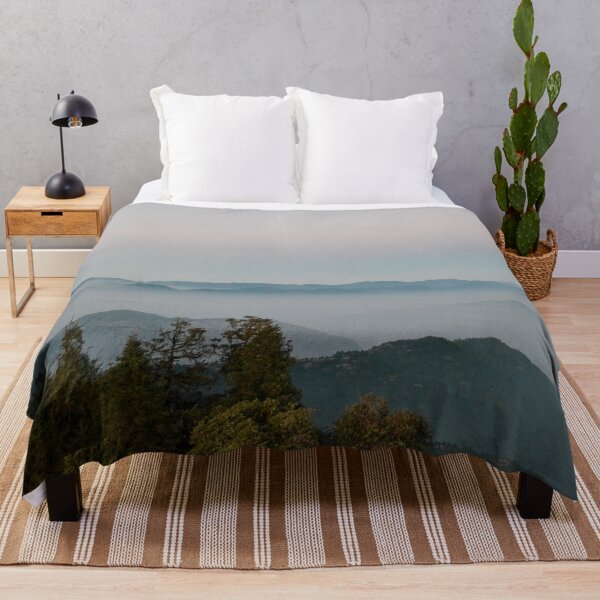 Item preview, Mountains with mist in valley designed and sold by wjrtapp.