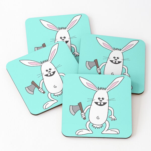 Item preview, A badass axe wielding bunny designed and sold by Designsupremacy.