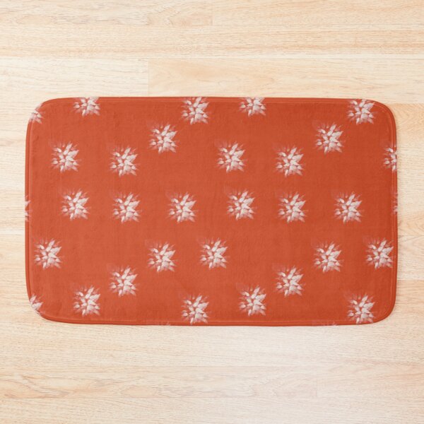 Item preview, unique contemporary beautiful white spark stroke effect on an orange background  designed and sold by helkav.