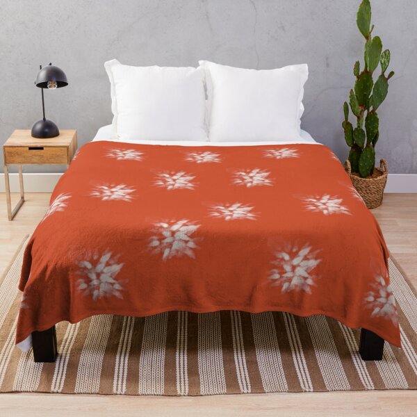 Item preview, unique contemporary beautiful white spark stroke effect on an orange background  designed and sold by helkav.