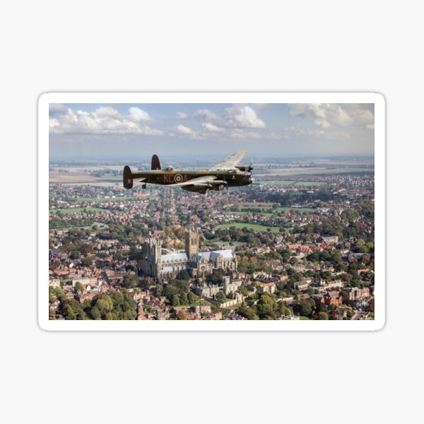 Lancaster City of Lincoln over Lincoln Sticker