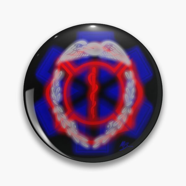 Item preview, FIRST RESPONDERS symbols with maltese cross, badge shield, star of life and rod by Mortal Designs designed and sold by MortalDesigns.