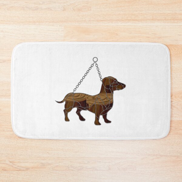 Item preview, Stained chained Dachshund designed and sold by GR-ART.