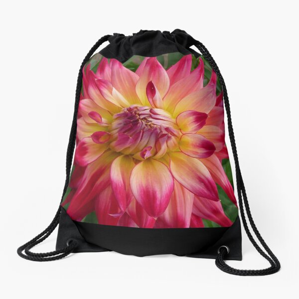 Dahlia #24 Drawstring Bag