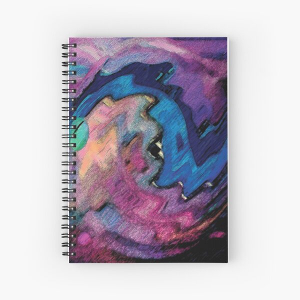 Perspective Horizon, page 12-13 from Everything IS, a visual and philosophical theory of everything Spiral Notebook