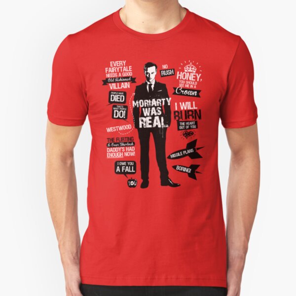 Good Old Fashioned Villain Quotes Slim Fit T-Shirt