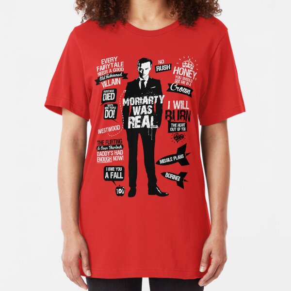 Good Old Fashioned Villain Quotes Slim Fit T-Shirt
