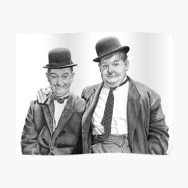 Laurel and Hardy. Poster