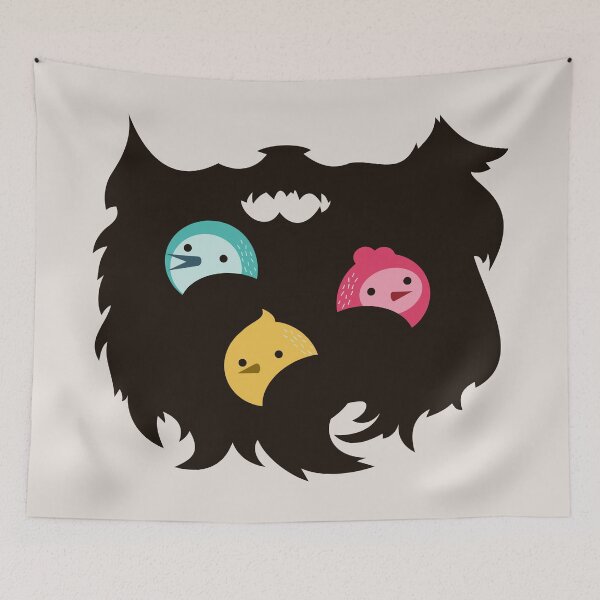 Item preview, Beard Nest designed and sold by JOHNITEES.
