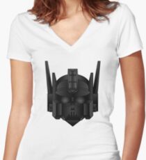 Optimus Vader Women's Fitted V-Neck T-Shirt