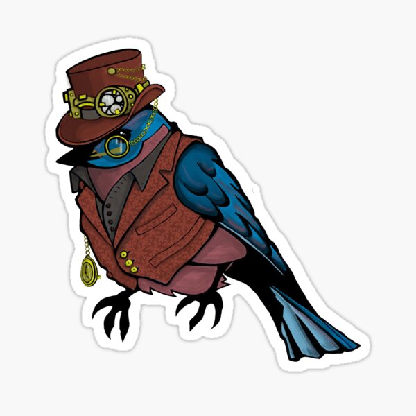 Baron Von Bluebird Sticker