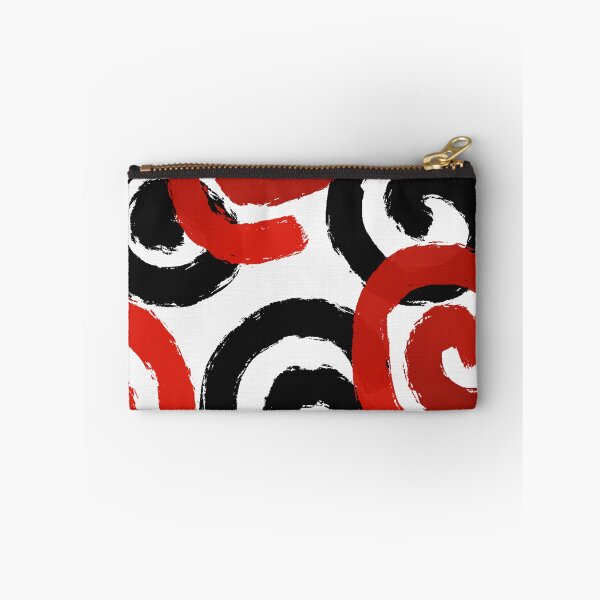 Item preview, Brush Spirals in Black and Red designed and sold by JillyBeanDesign.