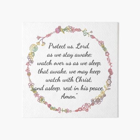 Compline Art Board Print