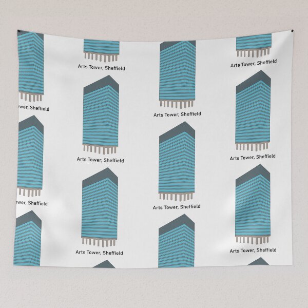 Item preview, Arts Tower, Sheffield Minimalist Drawing designed and sold by mwcannon.