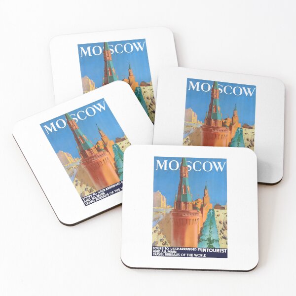 Item preview, 1930s RUSSIA Moscow Intourist Travel Poster designed and sold by retrographics.