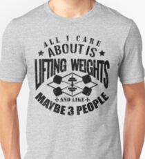 Bodybuilding Lifting Weights Gym Unisex T-Shirt