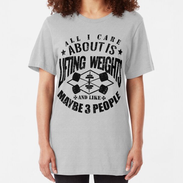 Bodybuilding Lifting Weights Gym Slim Fit T-Shirt