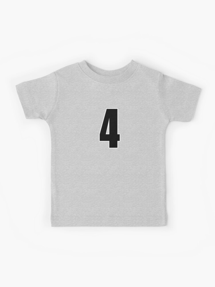 Number 4 number four - jersey number soccer sport