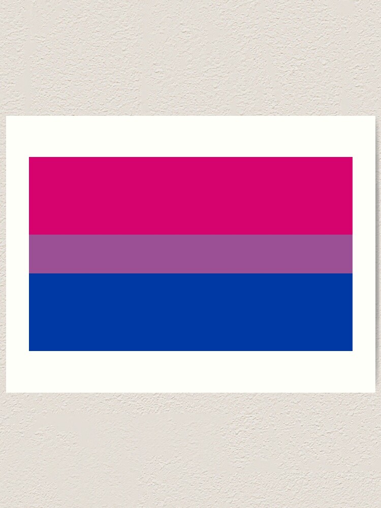 Bisexual Pride Flag Lgbtq Design Art Print For Sale By Skr0201