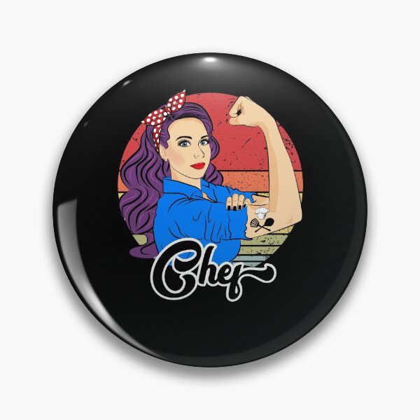 Item preview, Chef Female Retro Vintage Cook  designed and sold by ZNOVANNA.