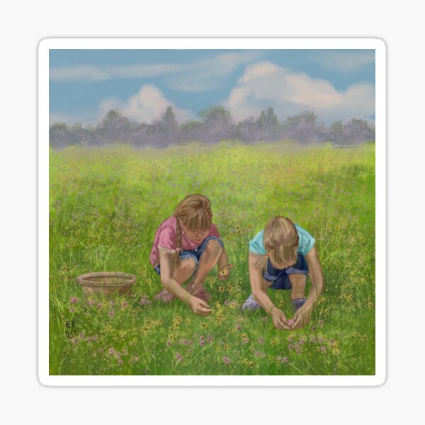 Flower Girls Sticker