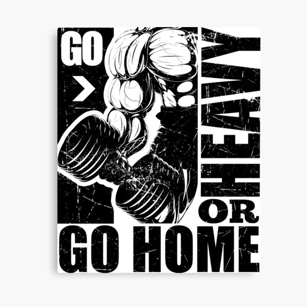 Go Heavy Or Go Home Gym Fitness Canvas Print