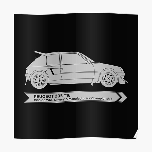 Rally Legends - Peugeot 205 T16 Poster