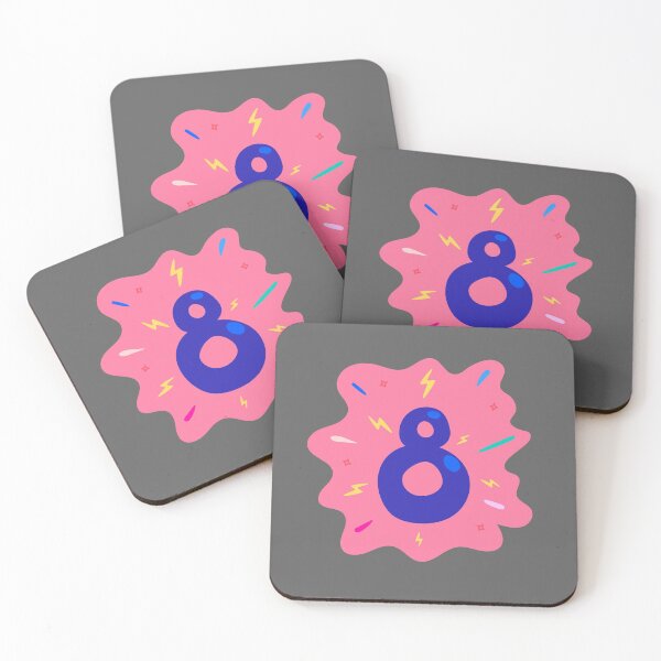 Item preview, Colourful Number 8 (Eight) designed and sold by StudioMonokrom.