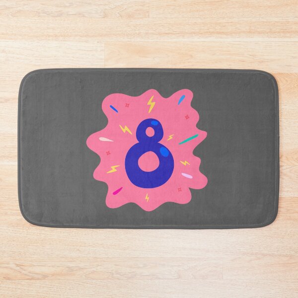 Item preview, Colourful Number 8 (Eight) designed and sold by StudioMonokrom.