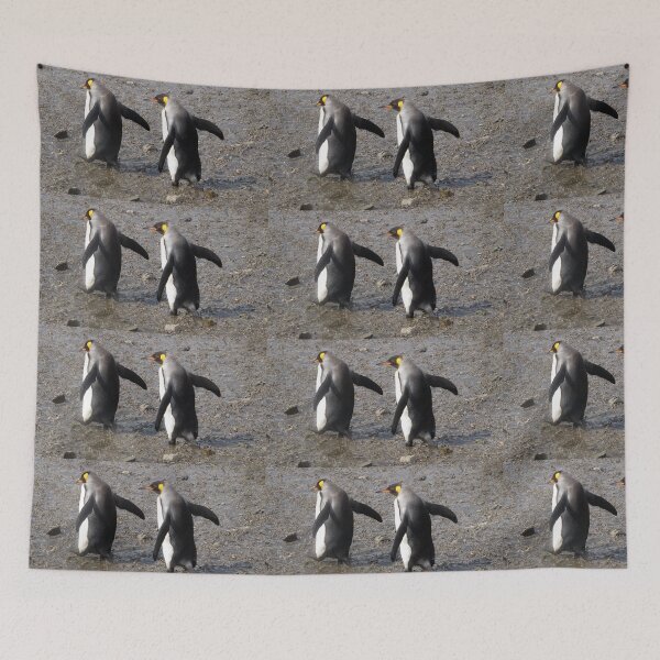 Item preview, King penguin pair walking designed and sold by Speedy.