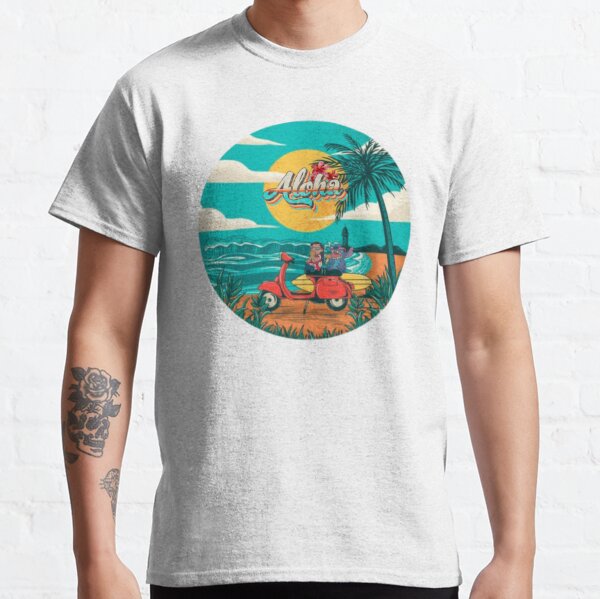 aloha lilo and stitch vibes sticker Classic T-Shirt