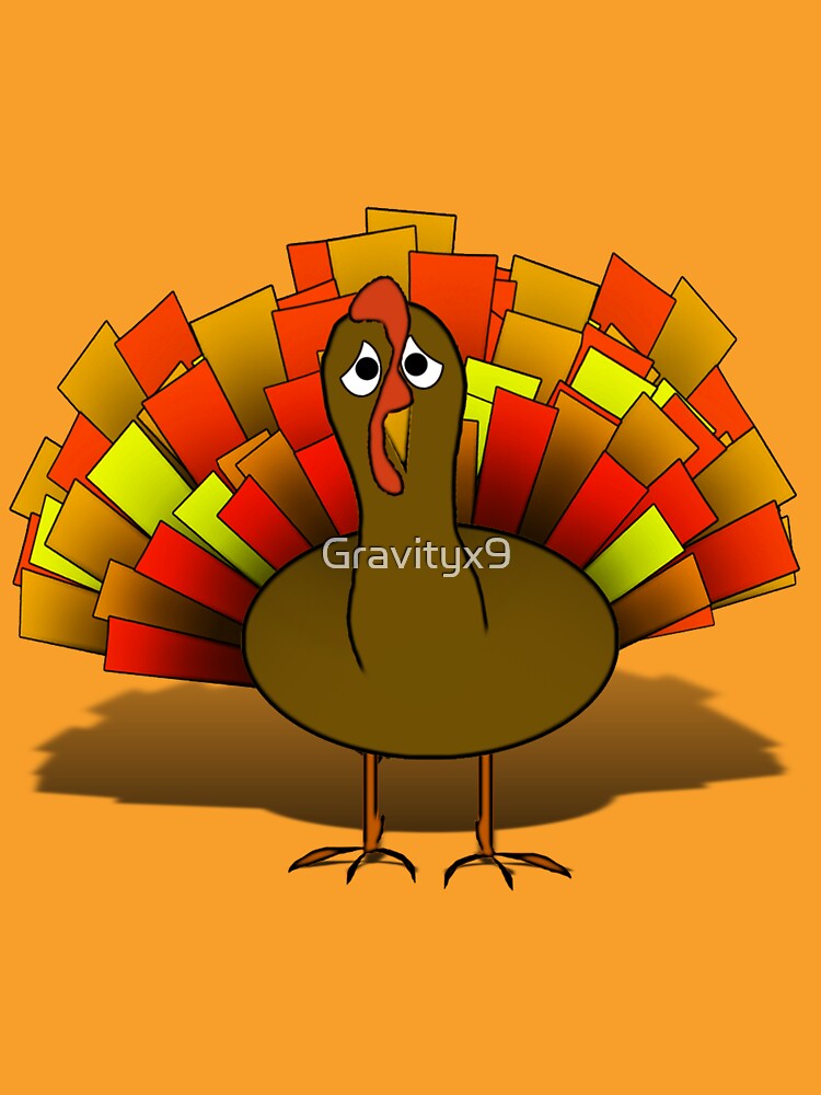Worried Thanksgiving Turkey by Gravityx9