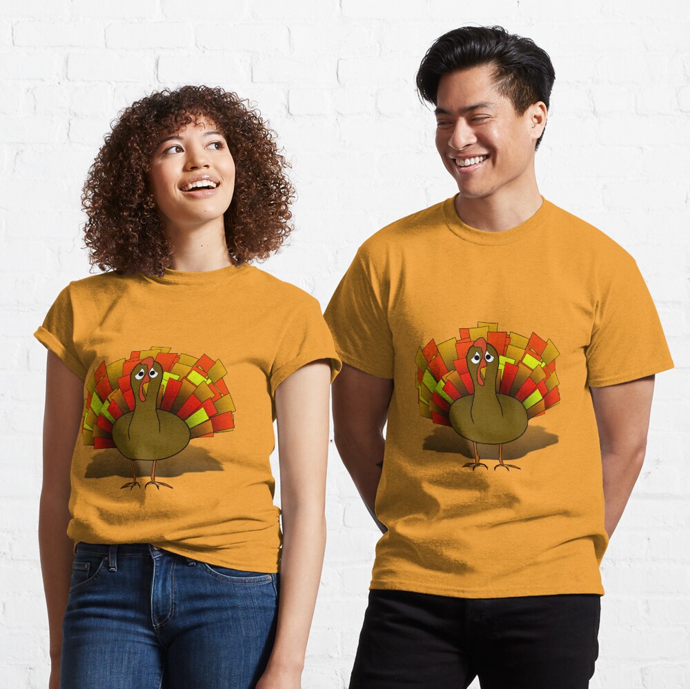 Worried Thanksgiving Turkey Classic T-Shirt