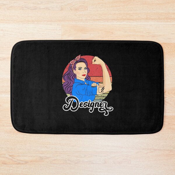 Item preview, Designer Vintage Retro Strong Woman designed and sold by ZNOVANNA.