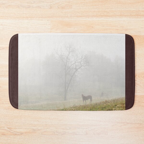 Item preview, Horse On A Hill In Fog designed and sold by mljdwhite.
