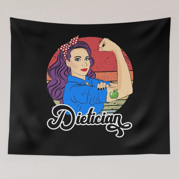 Item preview, Dietician Female Vintage Strong Woman designed and sold by ZNOVANNA.
