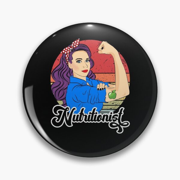 Item preview, Nutritionist Vintage Retro Strong Woman Nutrition Love designed and sold by ZNOVANNA.