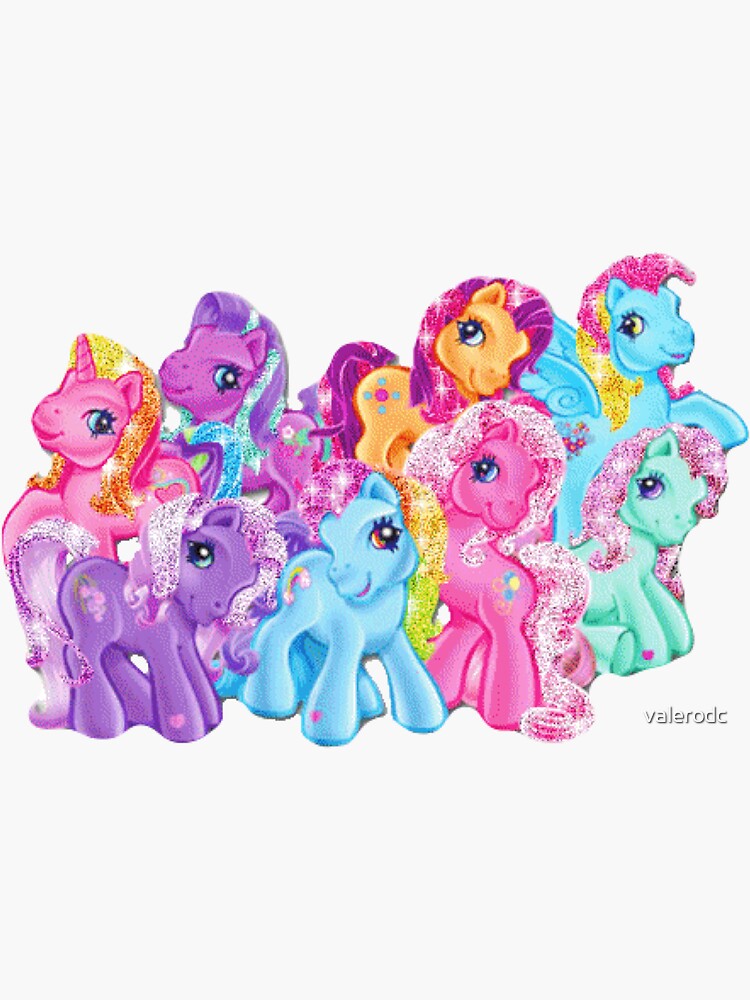 Artwork of various original my little pony characters