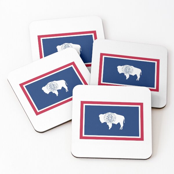 Item preview, Wyoming USA flag flag designed and sold by GeogDesigns.