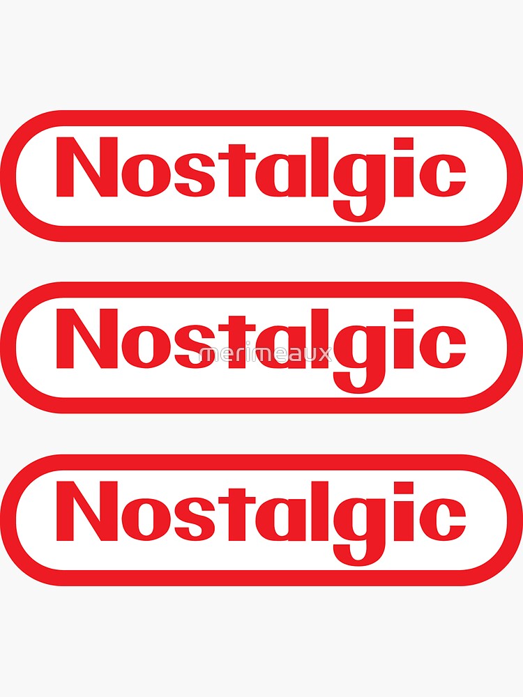 Sticker Pack! NES Collection : Nostalgic Logo by merimeaux