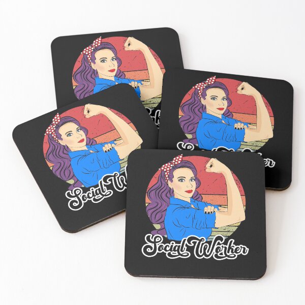 Item preview, Social Worker Female Vintage Caseworker Strong Woman designed and sold by ZNOVANNA.