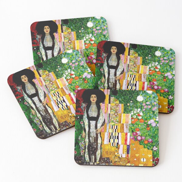 Item preview, Gustav Klimt ; Vintage 1917 Adele Bloch-Bauer in Garden Print designed and sold by posterbobs.
