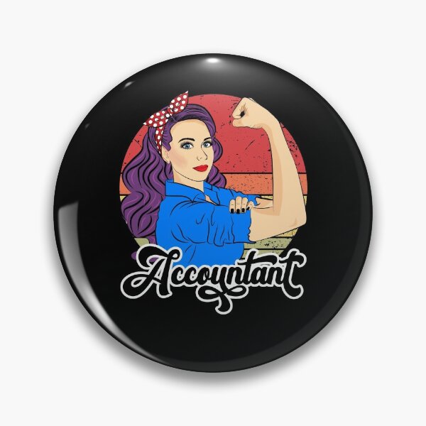 Item preview, Vintage Accountant Strong Woman Accountant Female designed and sold by ZNOVANNA.